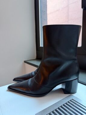 Schutz Raffaela Mid-Calf Leather Boots